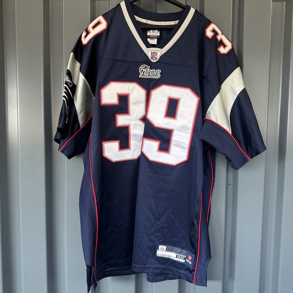 New 07 Reebok Laurence Maroney NEW ENGLAND PATRIOTS Autograph JERSEY 50